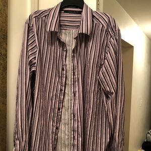 Stripped button down shirt